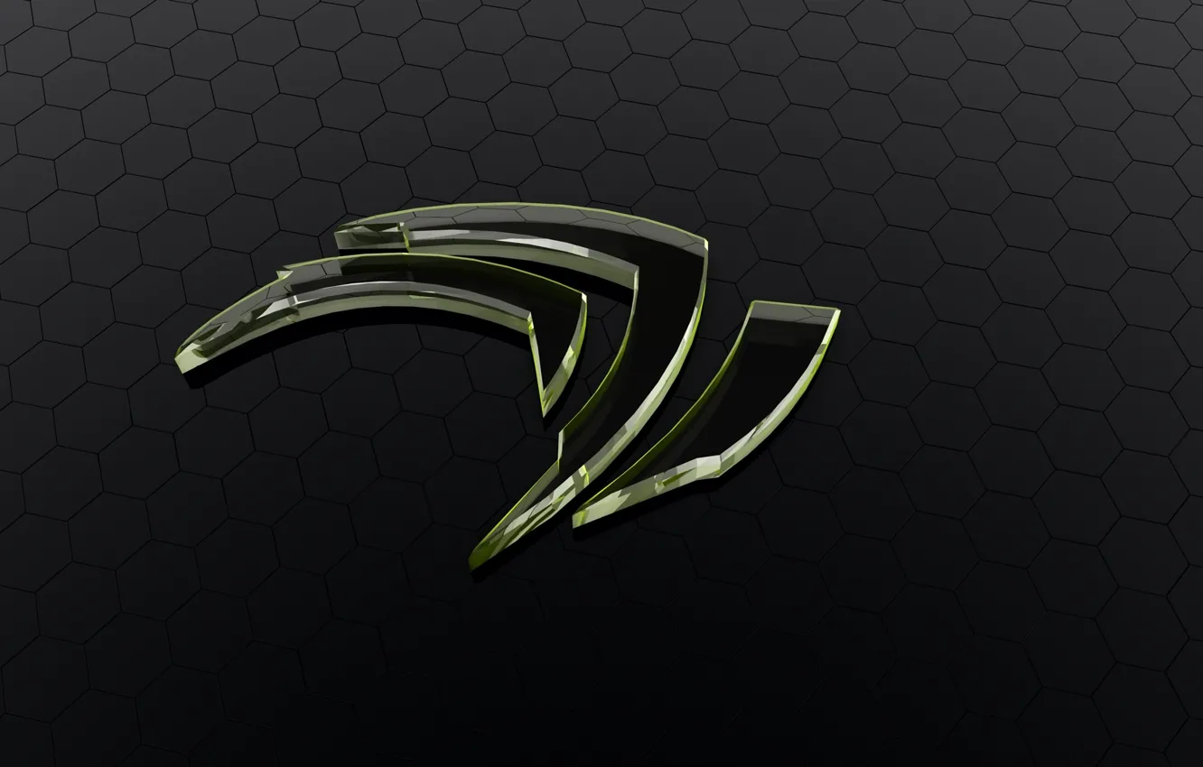 Фото обои logo, Логотип, geforce, NVIDIA