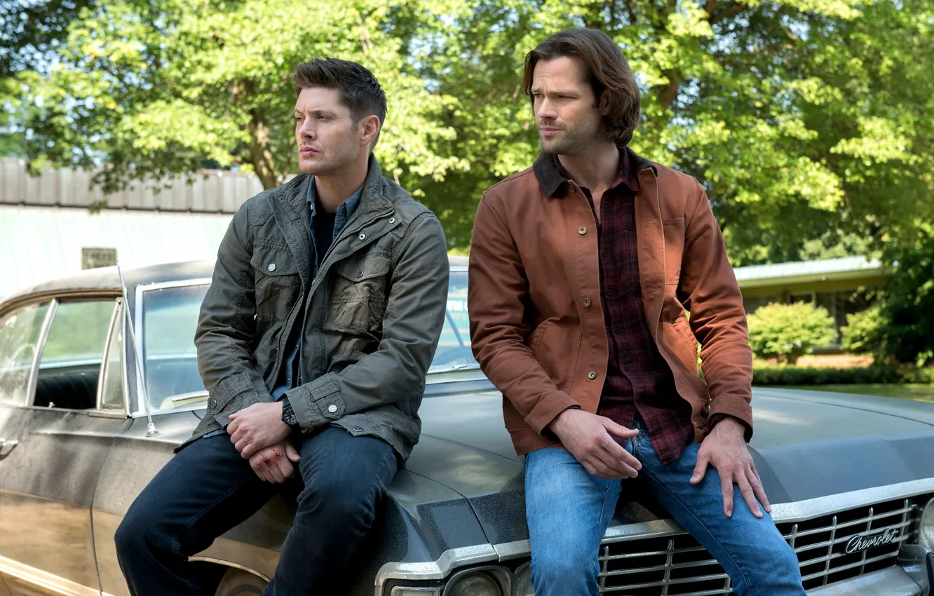 Фото обои сериал, Supernatural, Сверхъестественное, сэм, дин, Джаред Падалеки, Дженсен Эклс