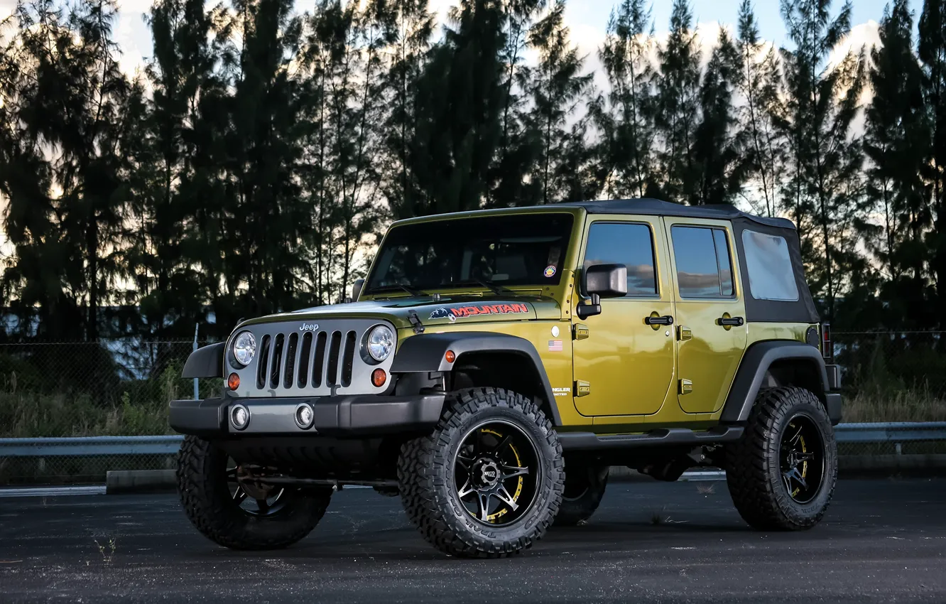 Фото обои Mountain, Wrangler, Jeep, Edition