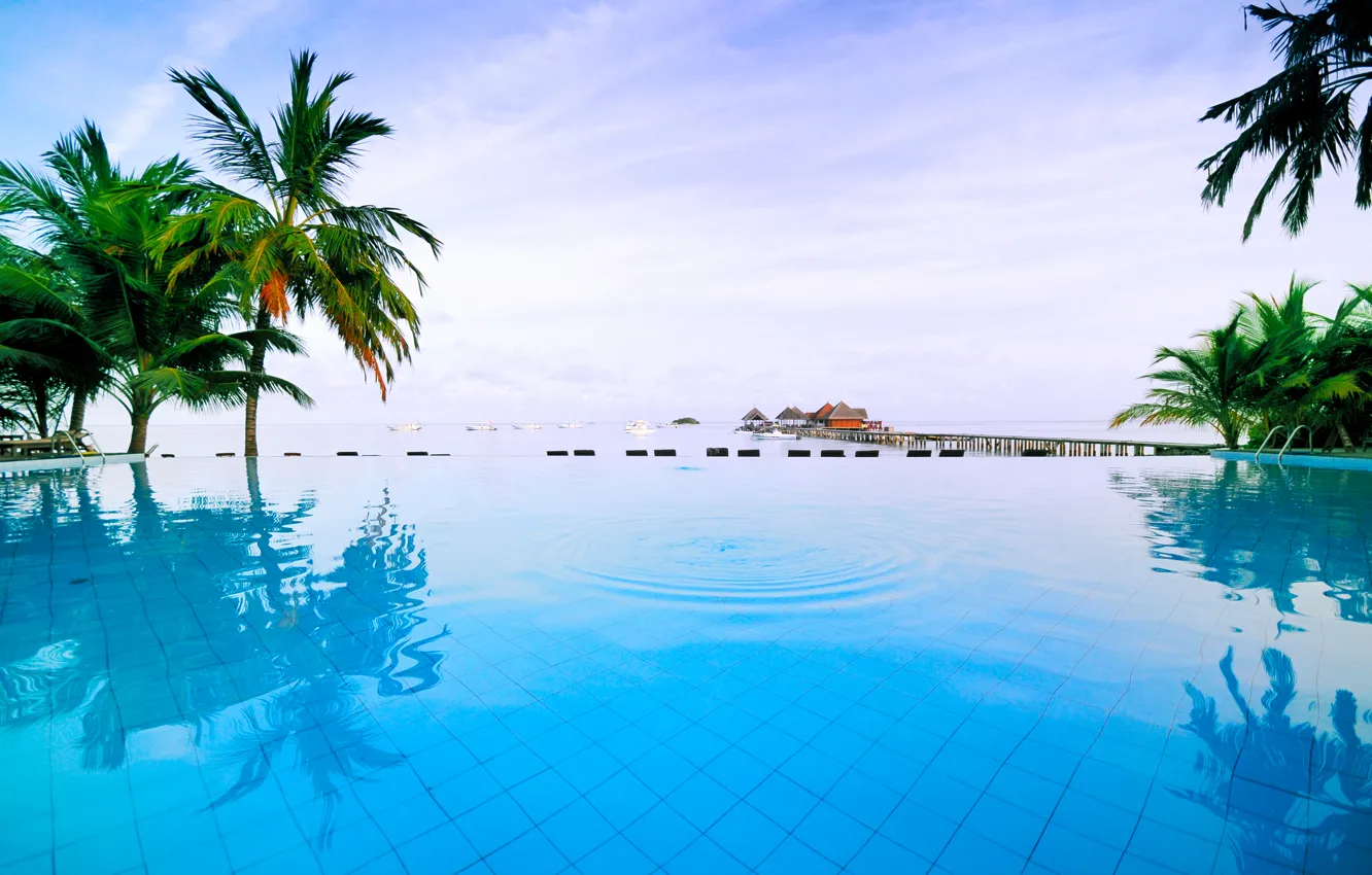 Фото обои море, релакс, бассейн, тайланд, pool