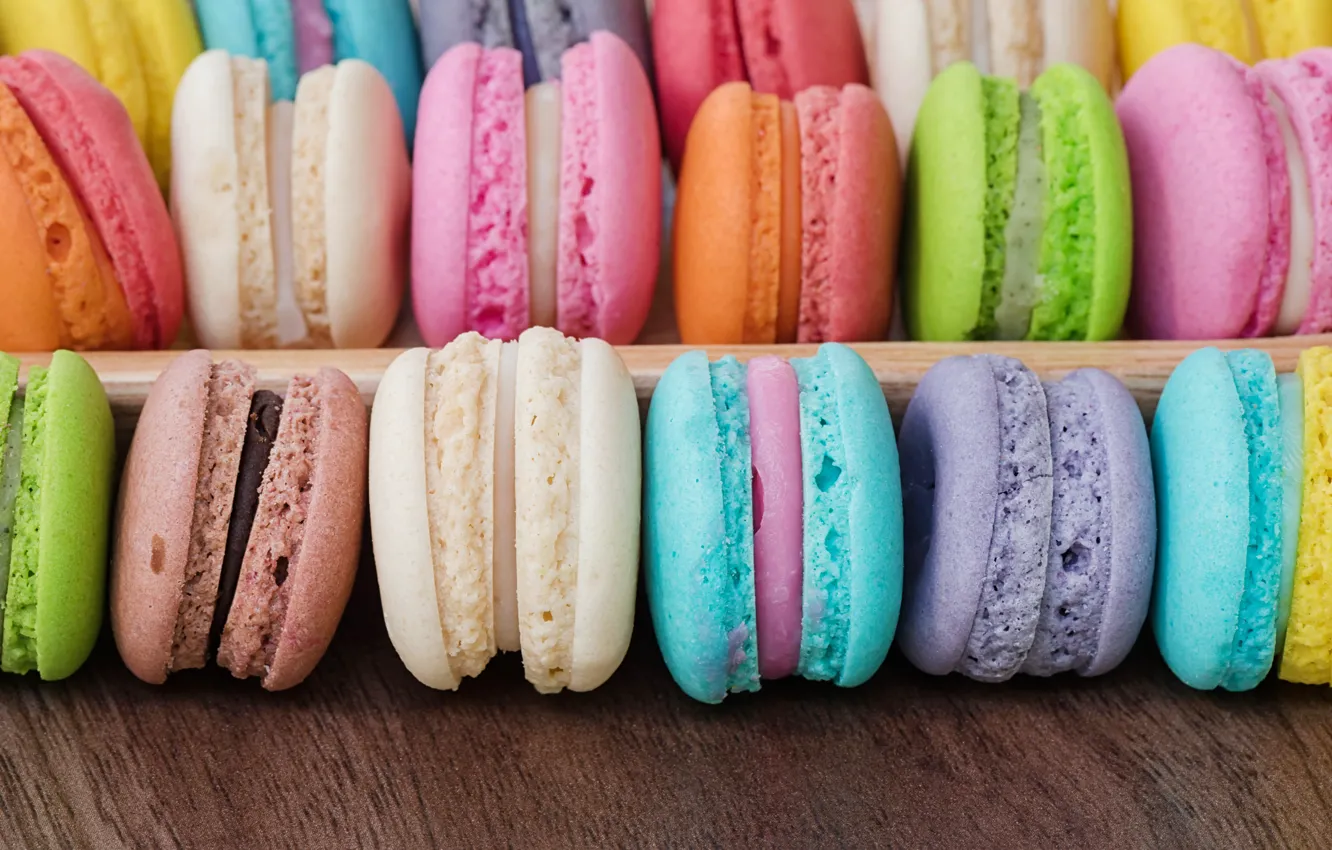 Фото обои colorful, десерт, пирожные, сладкое, sweet, dessert, macaroon, french