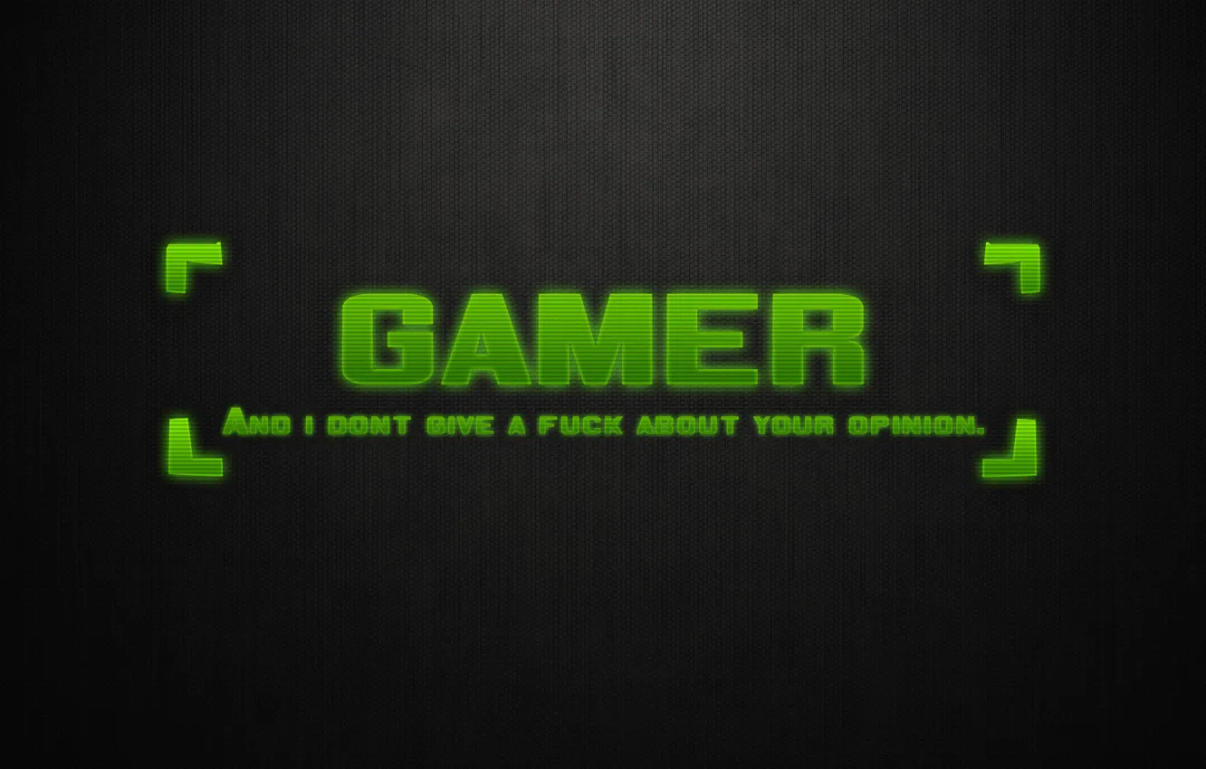 Фото обои надпись, минимализм, wallpaper, gamer