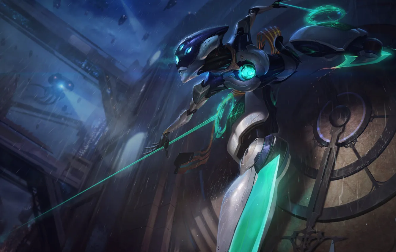 Фото обои существо, League of Legends, Program Camille