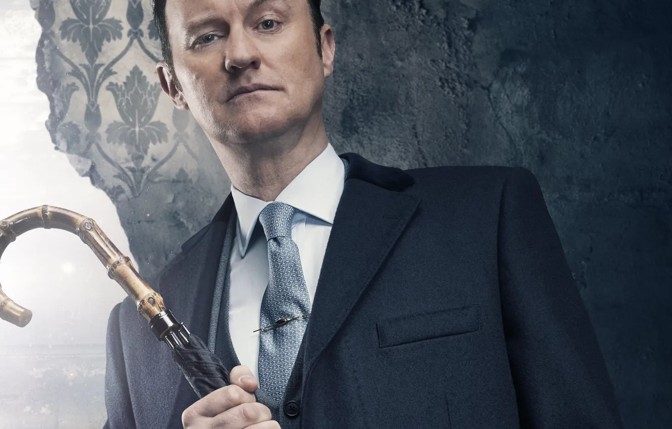Фото обои зонт, Шерлок Холмс, Sherlock, Марк Гэтисс, Майкрофт Холмс, Sherlock BBC, Sherlock Holmes, Sherlock (сериал)