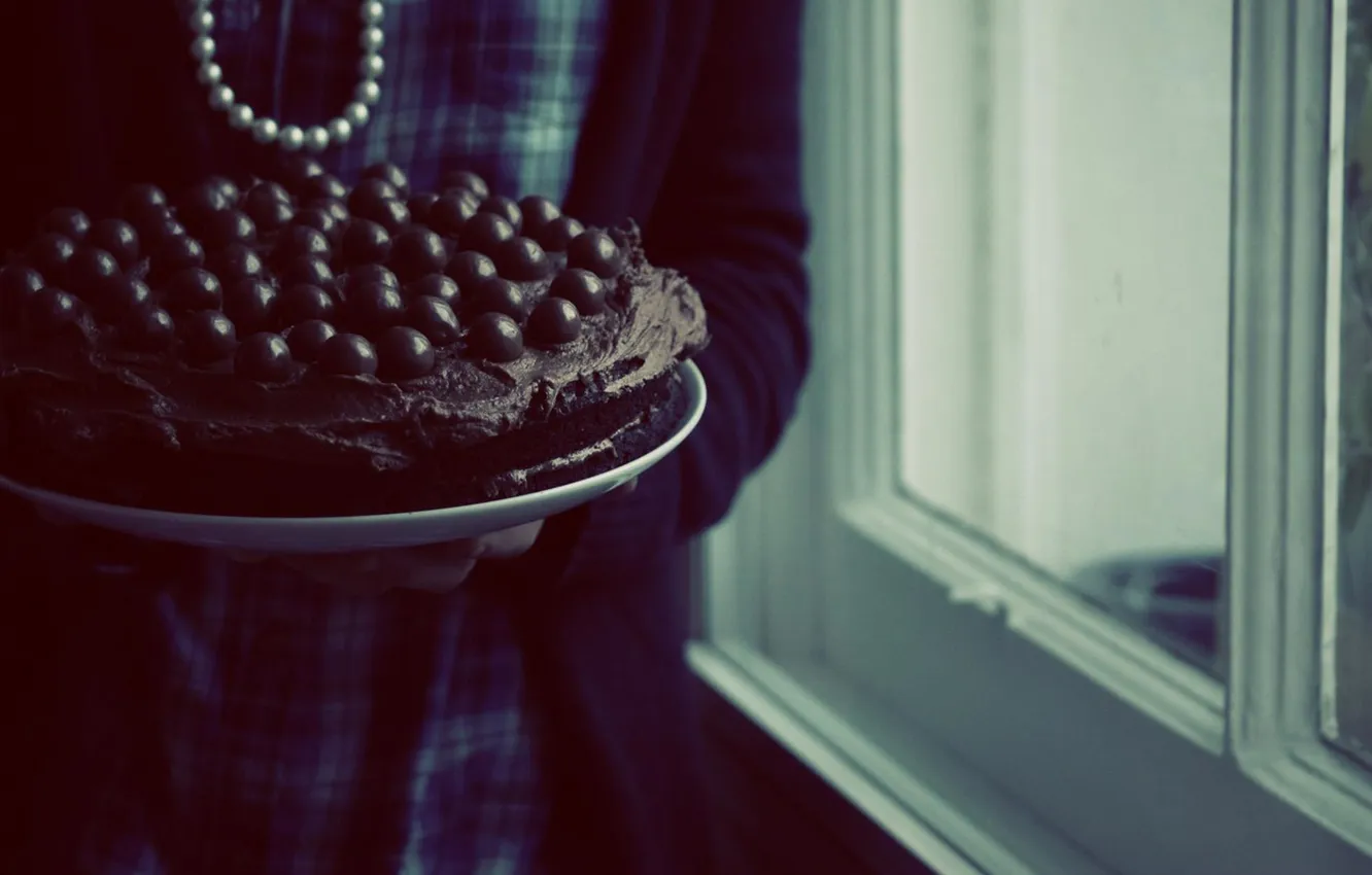 Фото обои шоколад, пирог, торт, вкусняшка