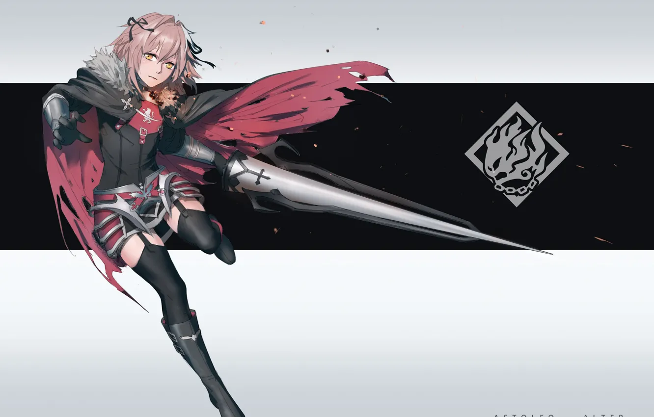 Фото обои девушка, оружие, Fate / Grand Order, Судьба великая кампания