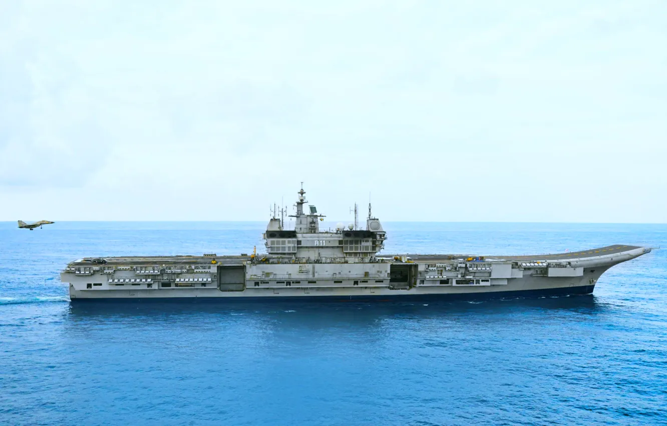 Фото обои авианосец, ВМС Индии, INS Vikrant