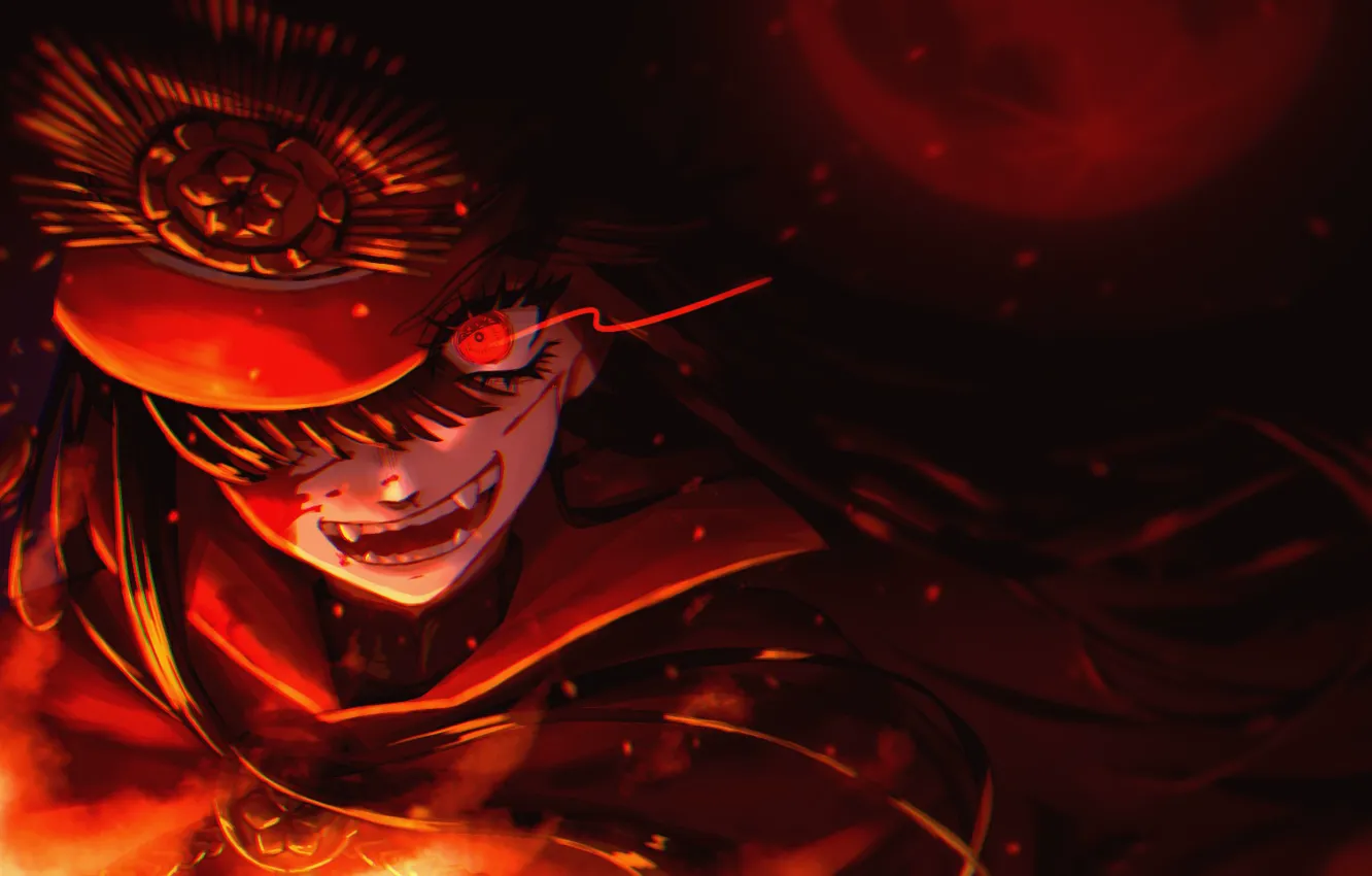 Фото обои девушка, огни, кровь, Fate / Grand Order, Majin Archer