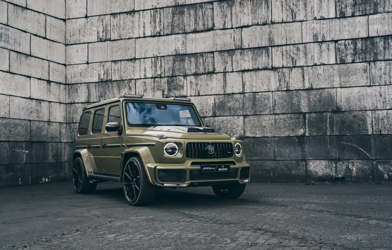 Фото обои Mercedes-Benz, Mercedes, Brabus, Front, Side, G-class, Brabus 700, Front and Side