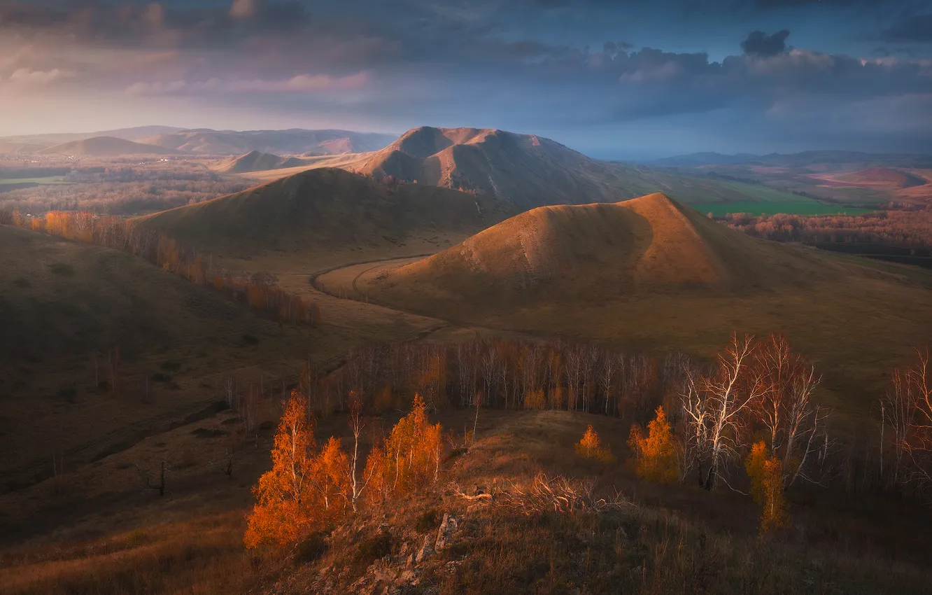 Фото обои Осень, Башкирия, Константин Цыбин