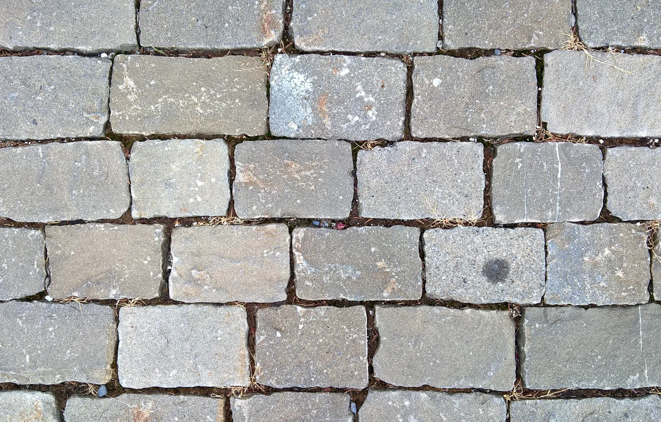 Фото обои wallpaper, road, grey, texture, background, stones, paving-stones