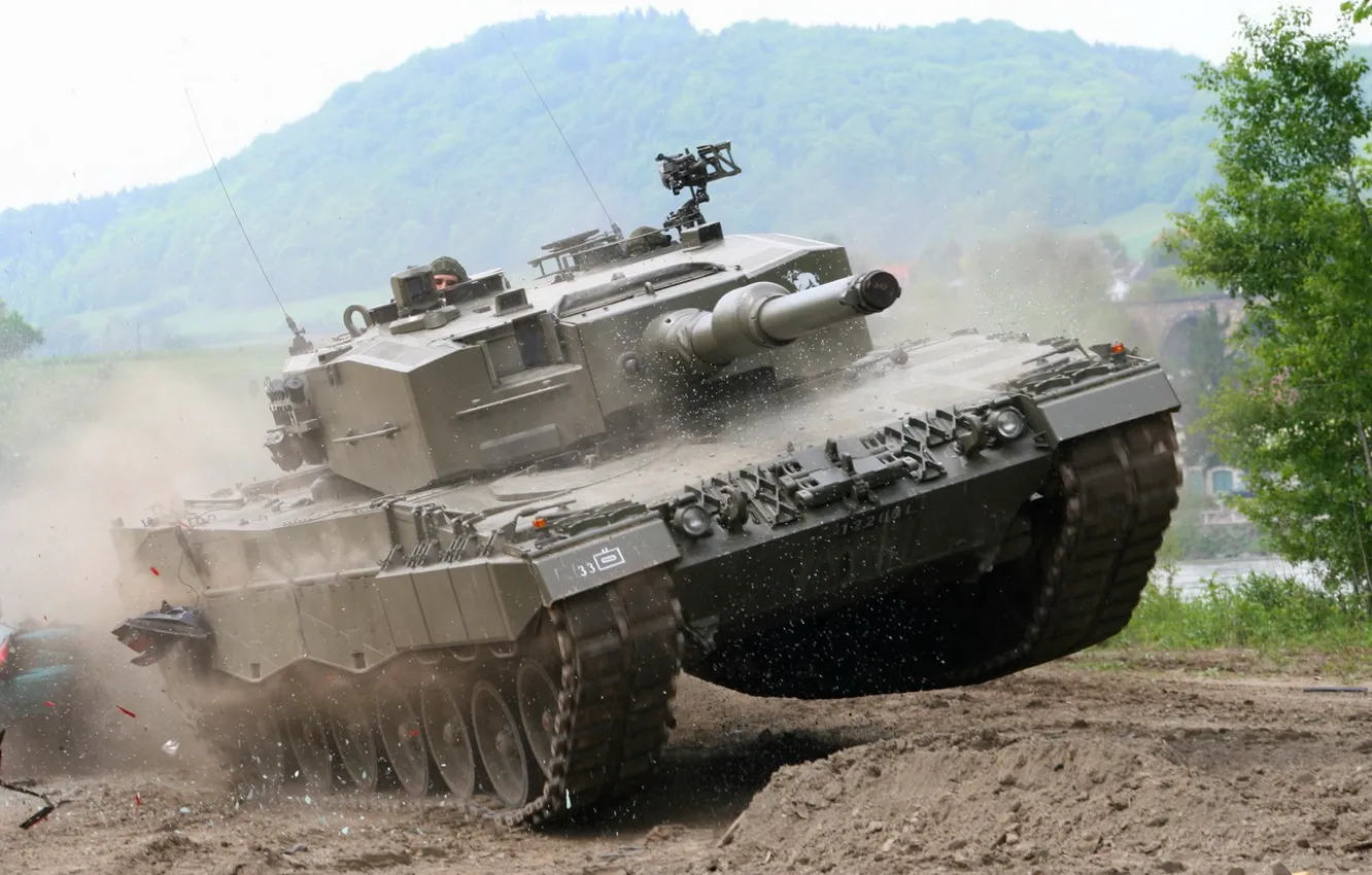 Фото обои оружие, танк, Leopard 2 A4