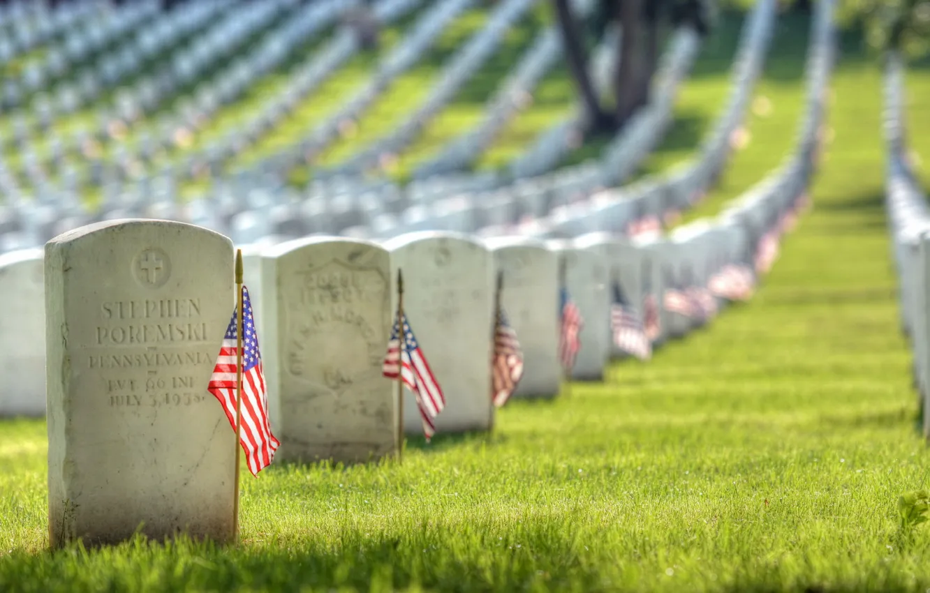Фото обои память, скорбь, уважение, Memorial Day Weekend, Section 17, Arlington National Cemetery
