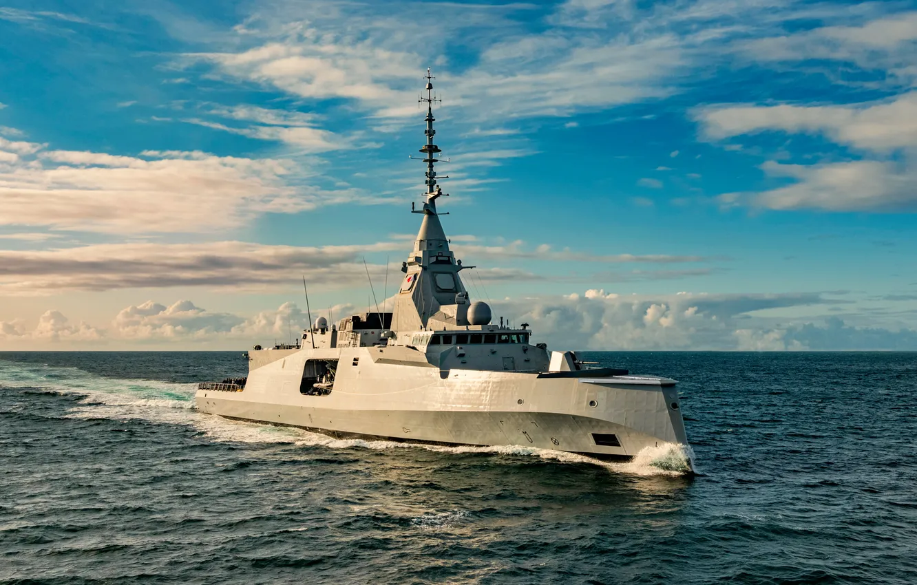 Фото обои фрегат, ВМС Франции, Amiral Ronarc'h, FDI