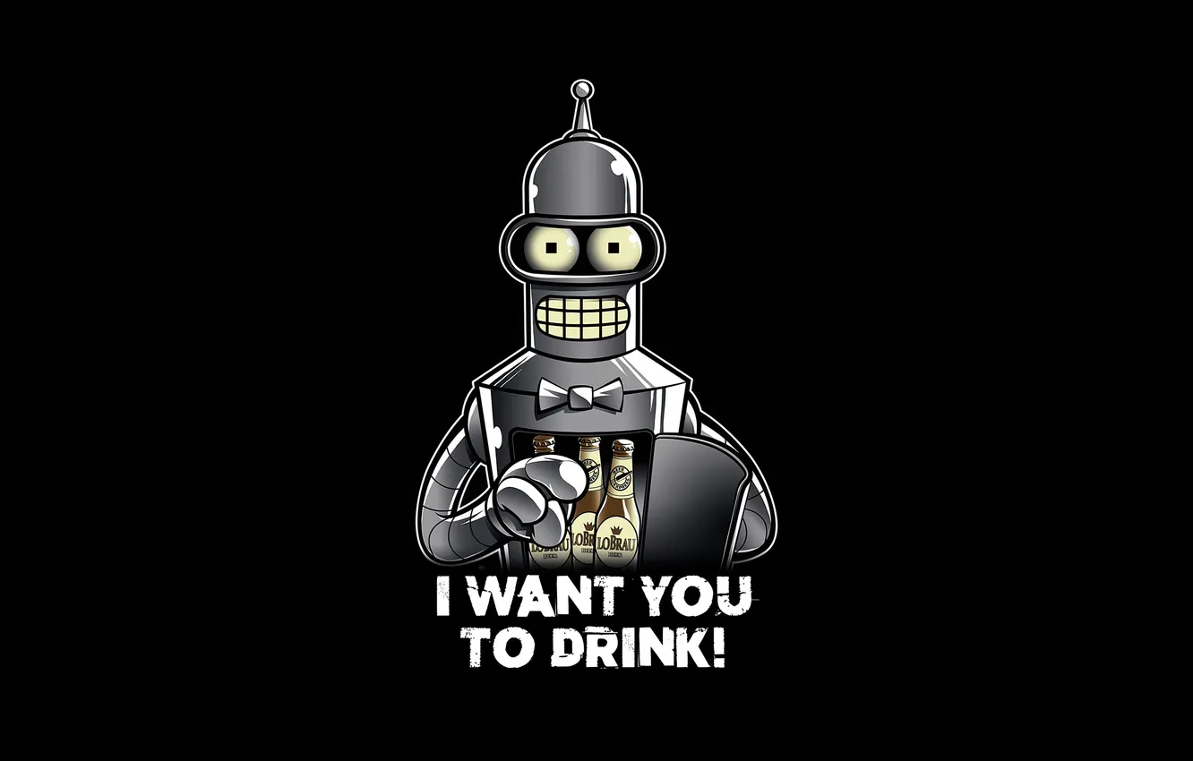 Фото обои futurama, bender, film