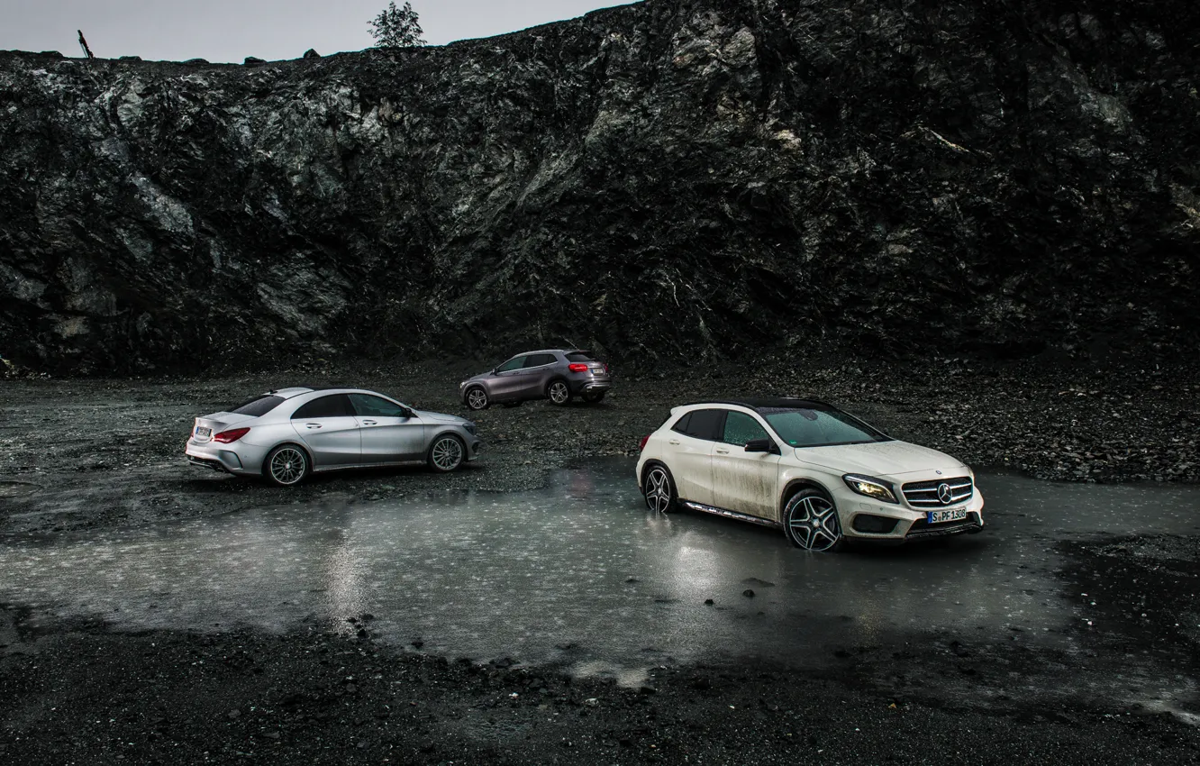 Фото обои Mercedes-Benz, 4MATIC, CLA45 AMG, GLA45 AMG, A45 AMG