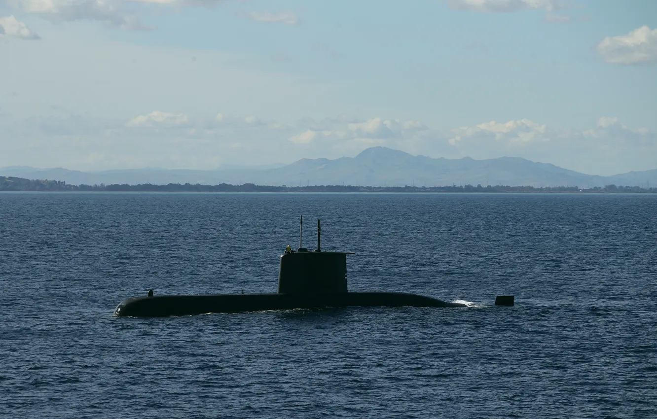 Фото обои субмарина, ВМС Турции, S-356, TCG Anafartalar