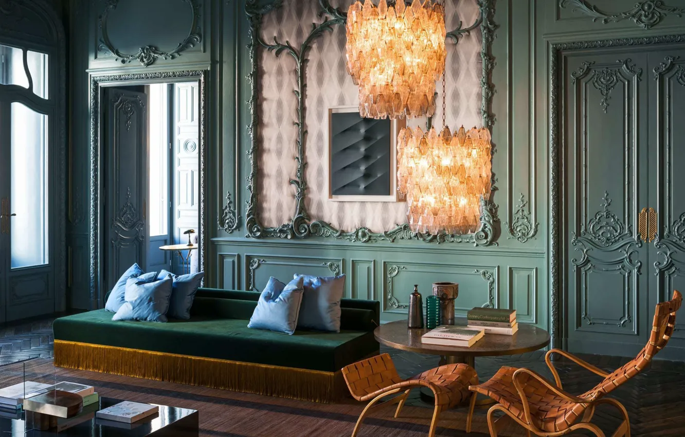 Фото обои стиль, интерьер, софа, гостиная, best italian interior design, Palazzo Fendi VIP Apartment, by Dimorestudio Andrea …