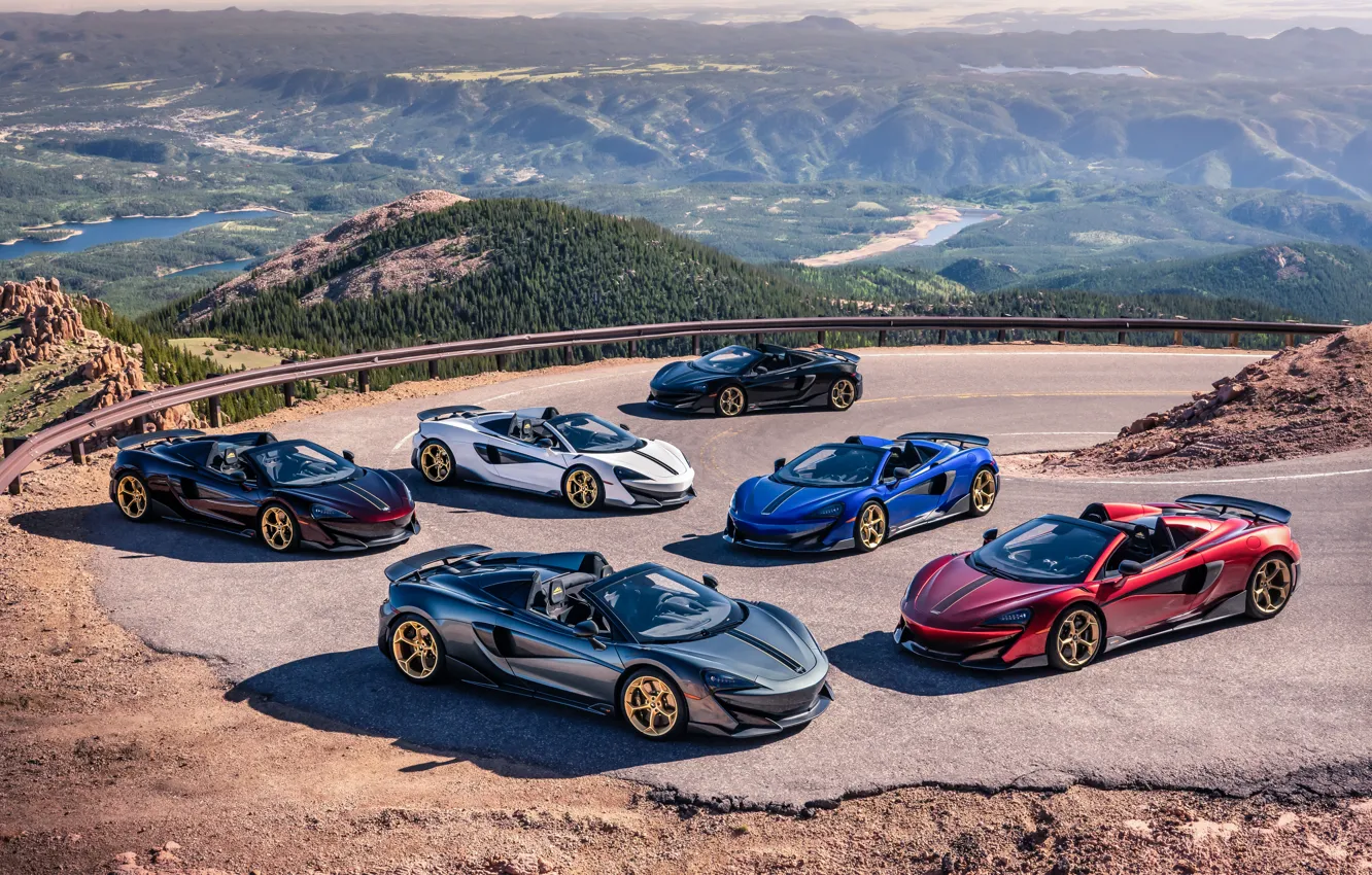 Фото обои McLaren, суперкар, Spyder, суперкары, Pikes Peak, MSO, 2019, 600LT