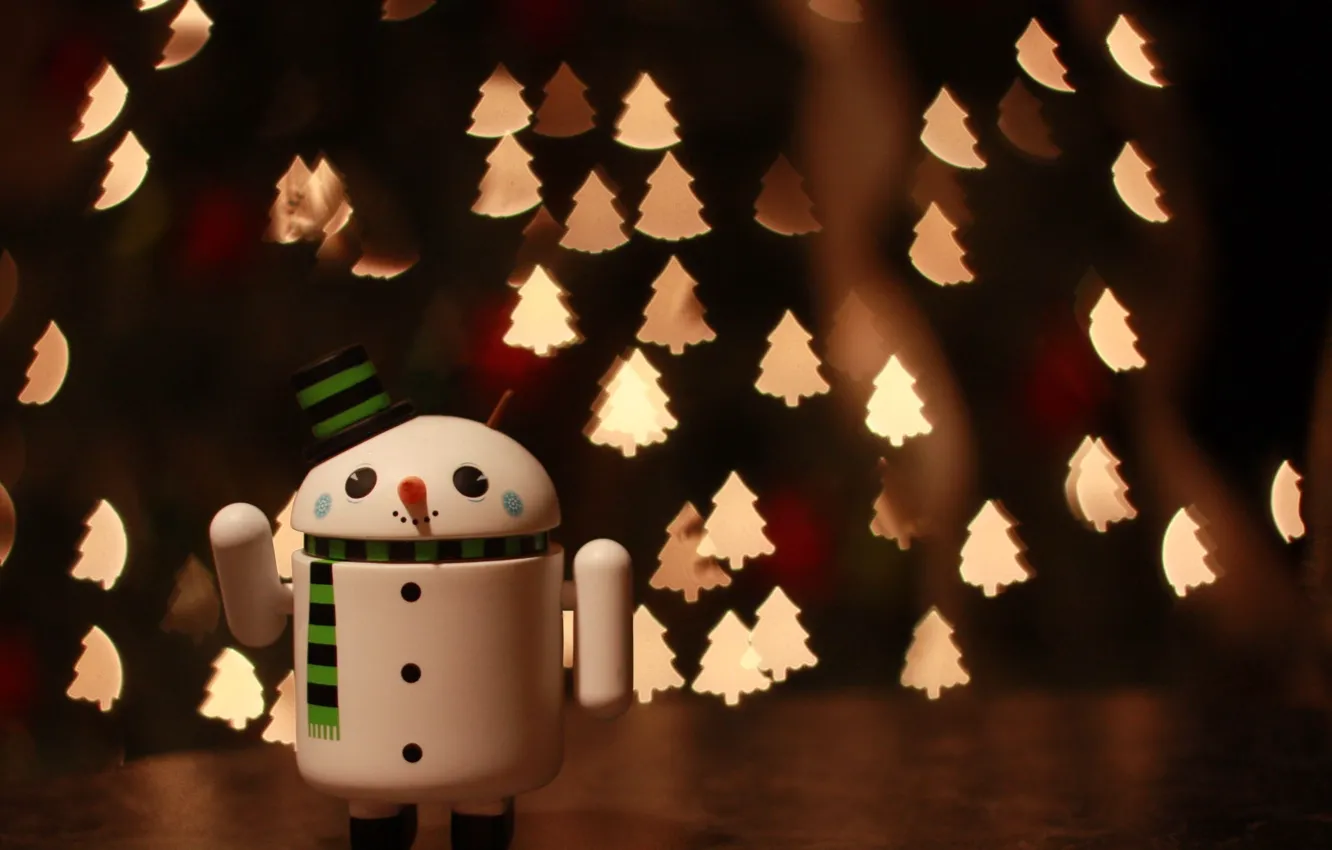 Фото обои Android, Wallpapers, Merry Christmas, snowman