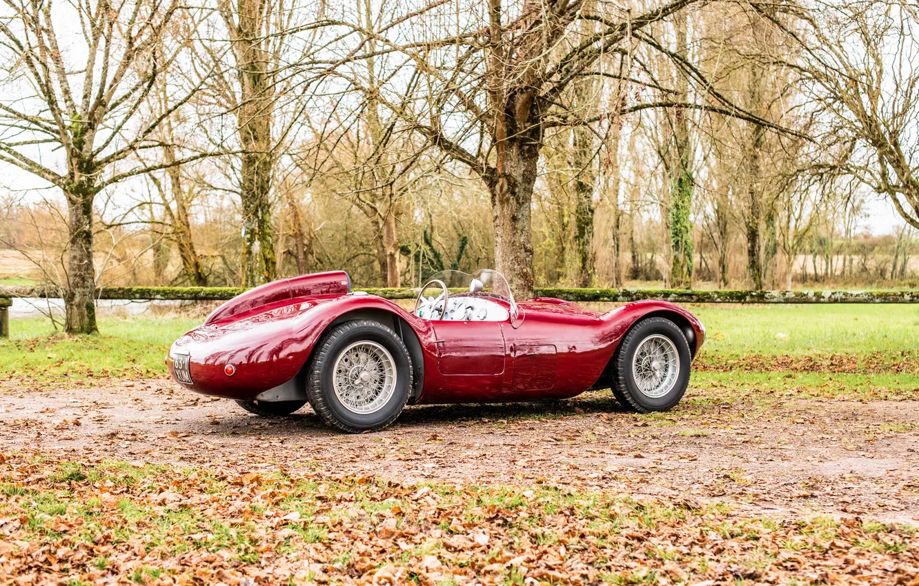 Фото обои Maserati, 1954, Spyder, спортивное авто, единственный экземпляр, retro cars, sports cars, ретро авто
