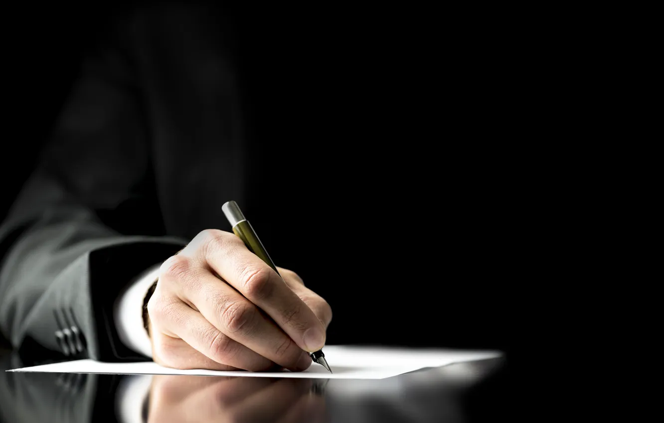 Фото обои paper, pen, business suit, contract