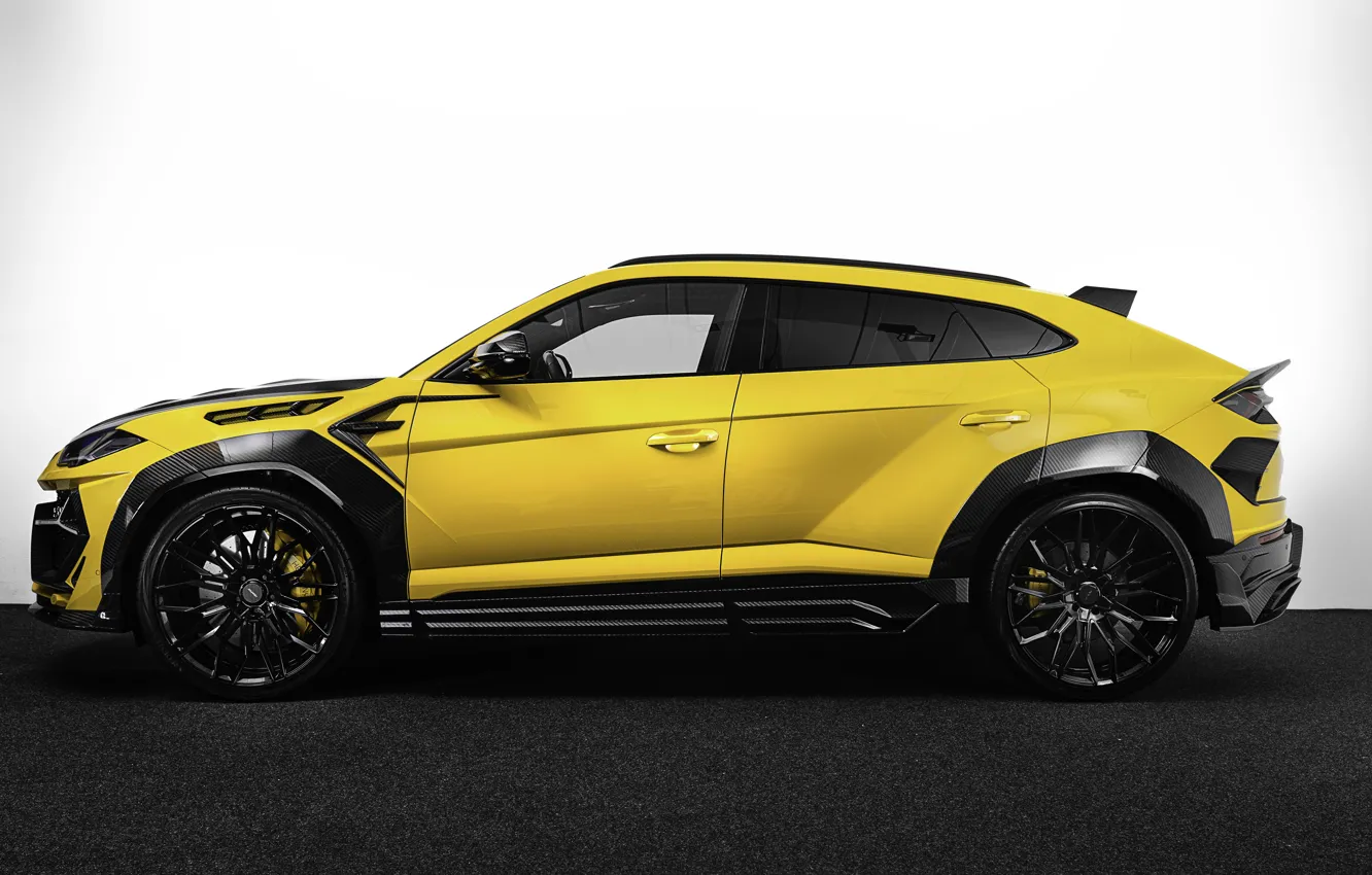 Фото обои тюнинг, Lamborghini, вид сбоку, tuning, кроссовер, Urus, 2020, Keyvany