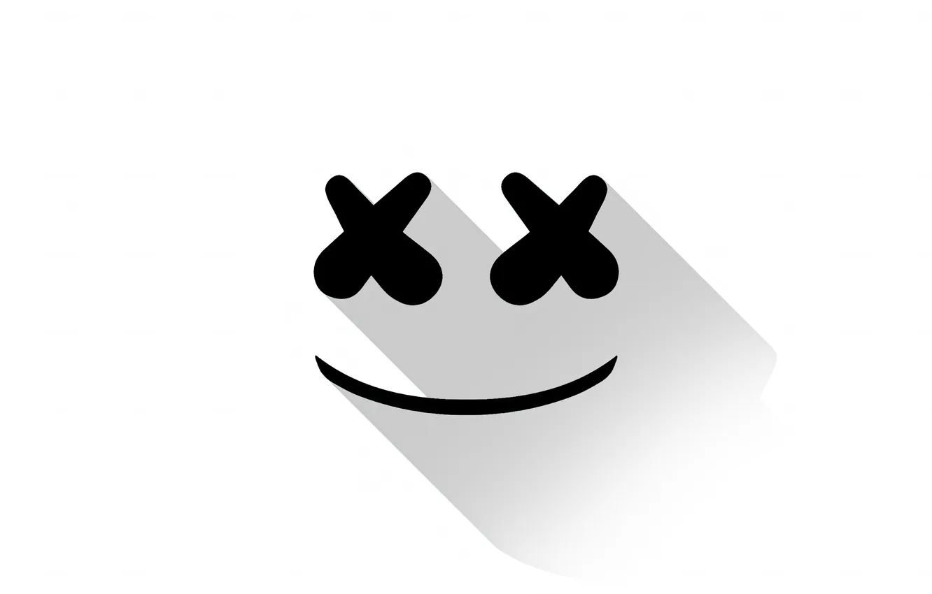 Фото обои Design, Minimalist, Marshmello, Material