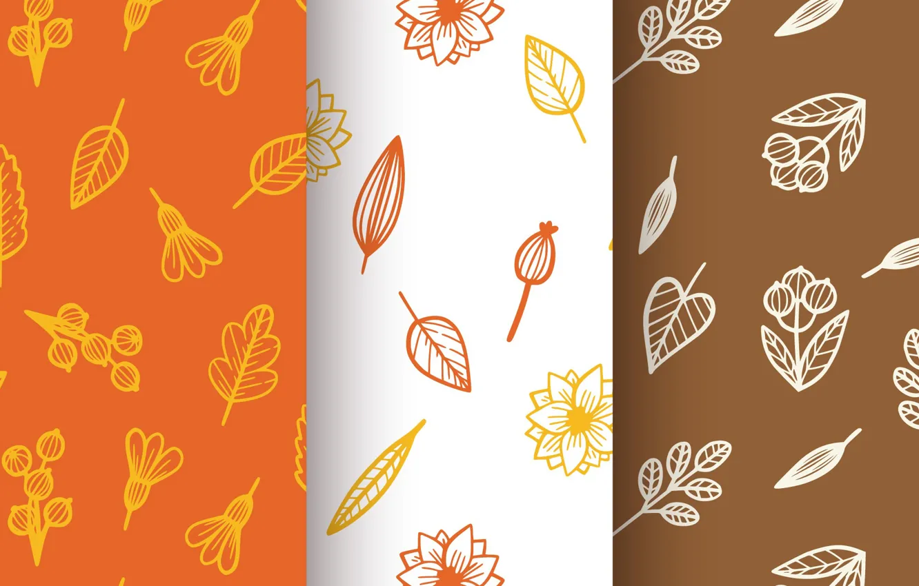 Фото обои осень, белый, листья, фон, текстура, корчневый