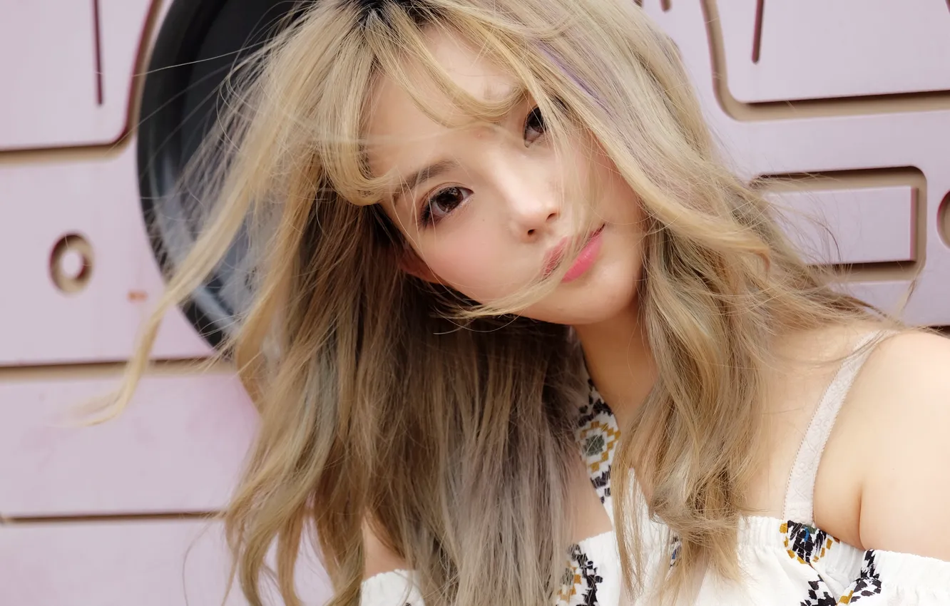 Фото обои лицо, волосы, милашка, девушка восточная