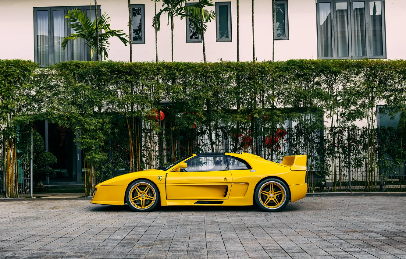 Фото обои дизайн, Ferrari, вид сбоку, Pininfarina, 1994, единственный экземпляр, Trasversale Spider, Collecting Cars