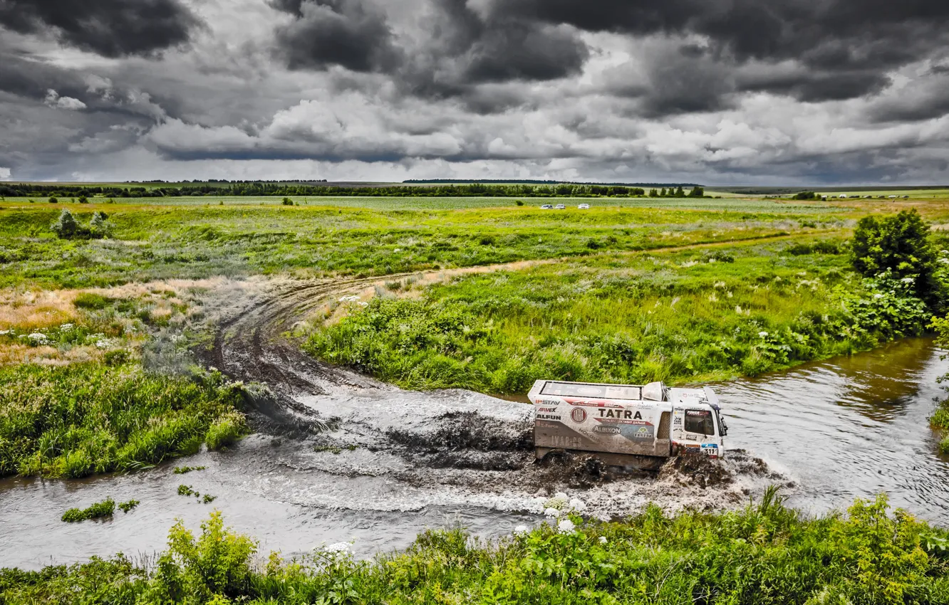 Фото обои Вода, Природа, Поле, Река, Спорт, Скорость, Гонка, Грязь