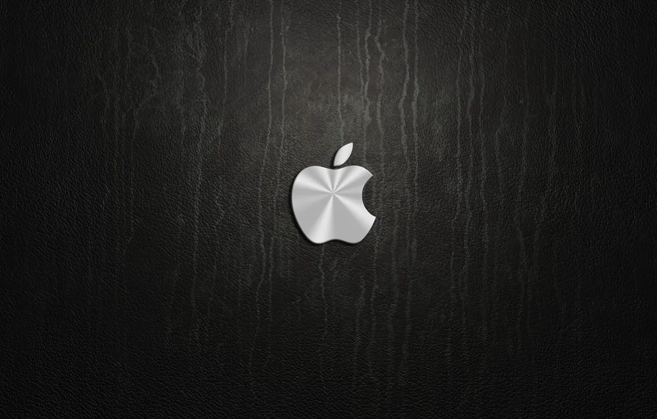 Фото обои apple, silver, logo, logotipo
