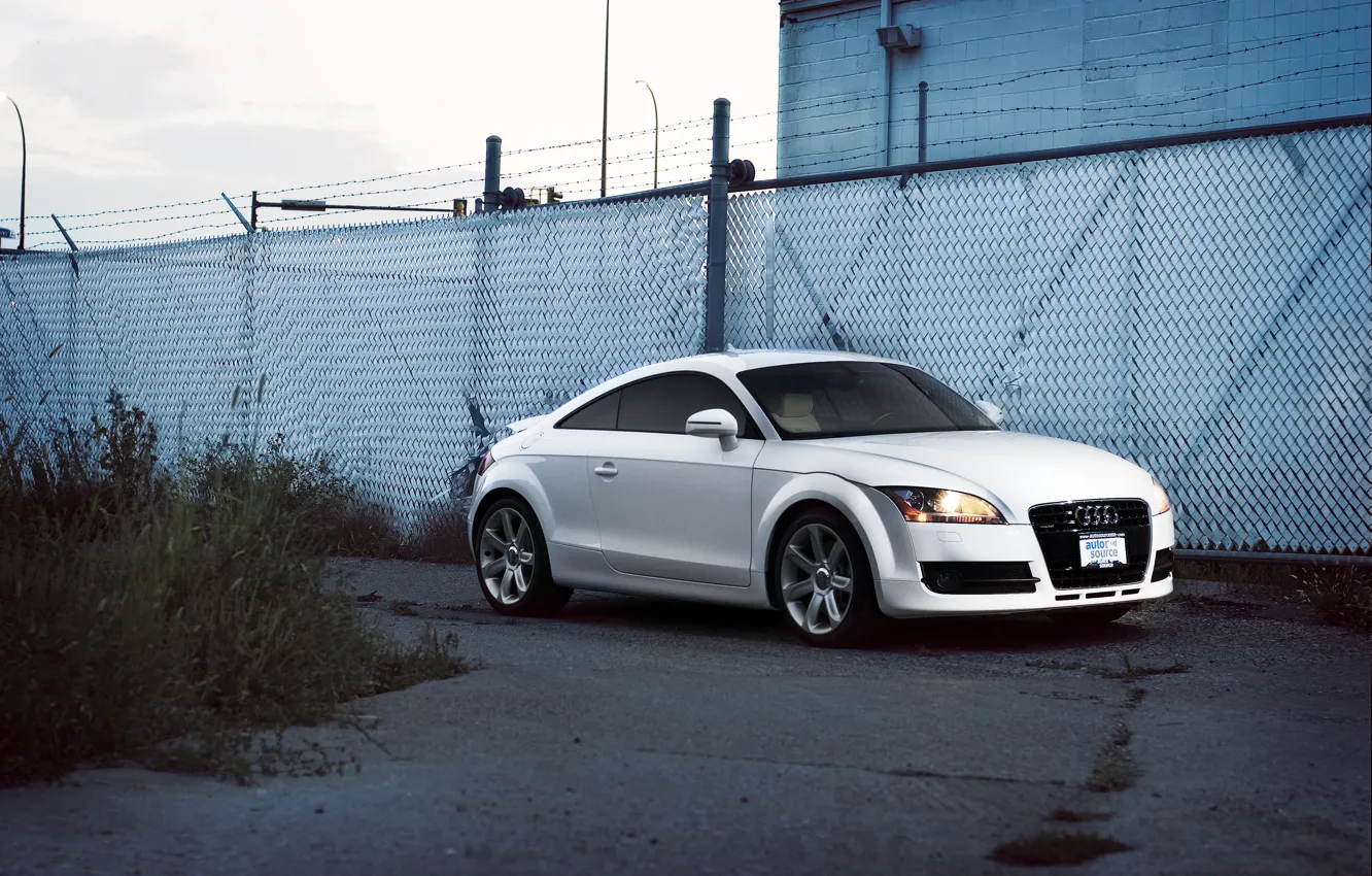 Фото обои Audi, white