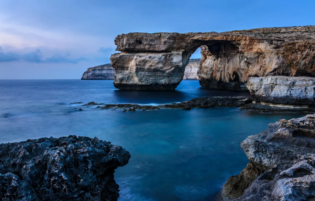 Фото обои Malta, Gozo, Dwejra Bay