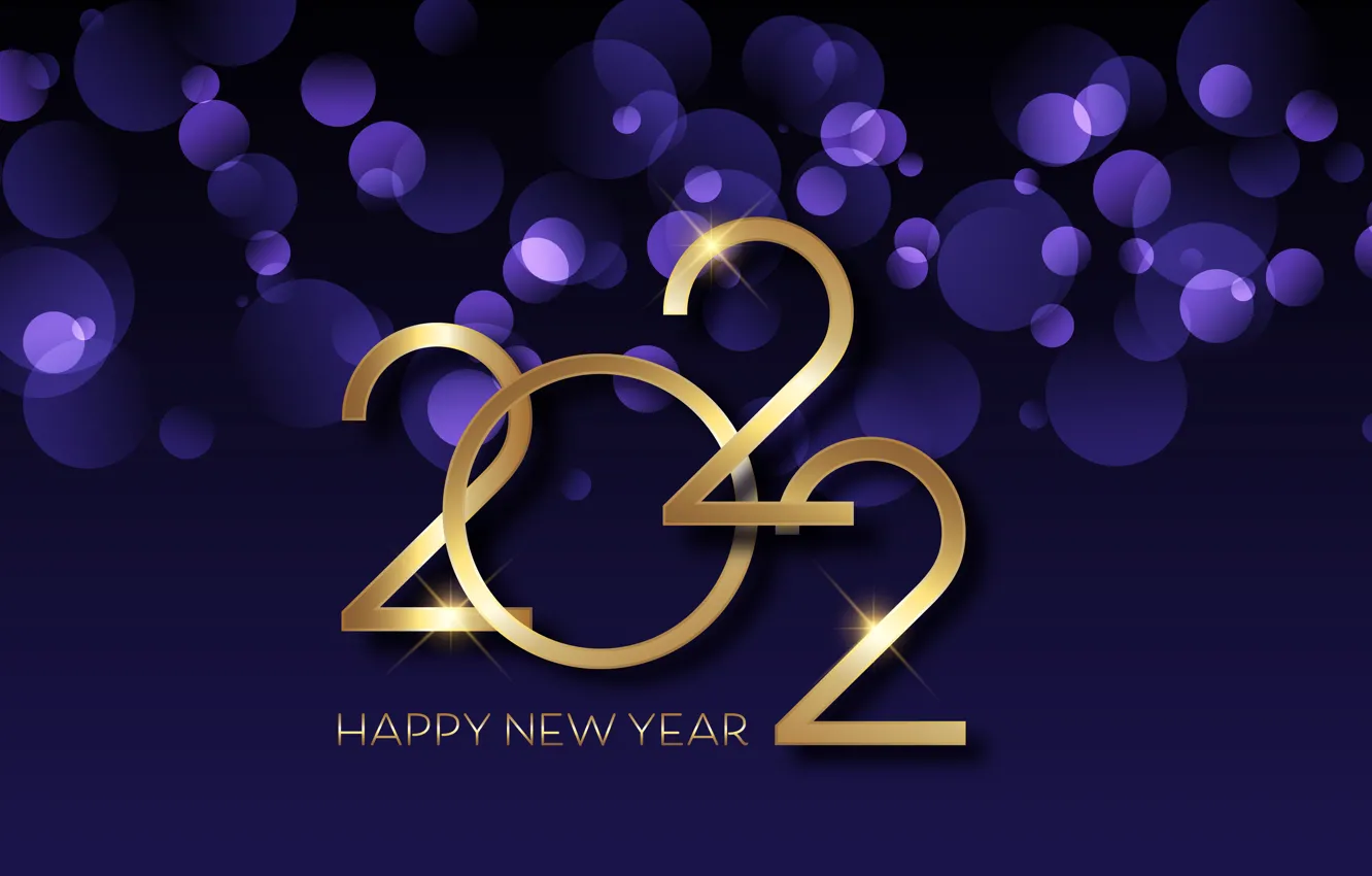 Фото обои фон, золото, цифры, Новый год, лиловый, golden, new year, happy