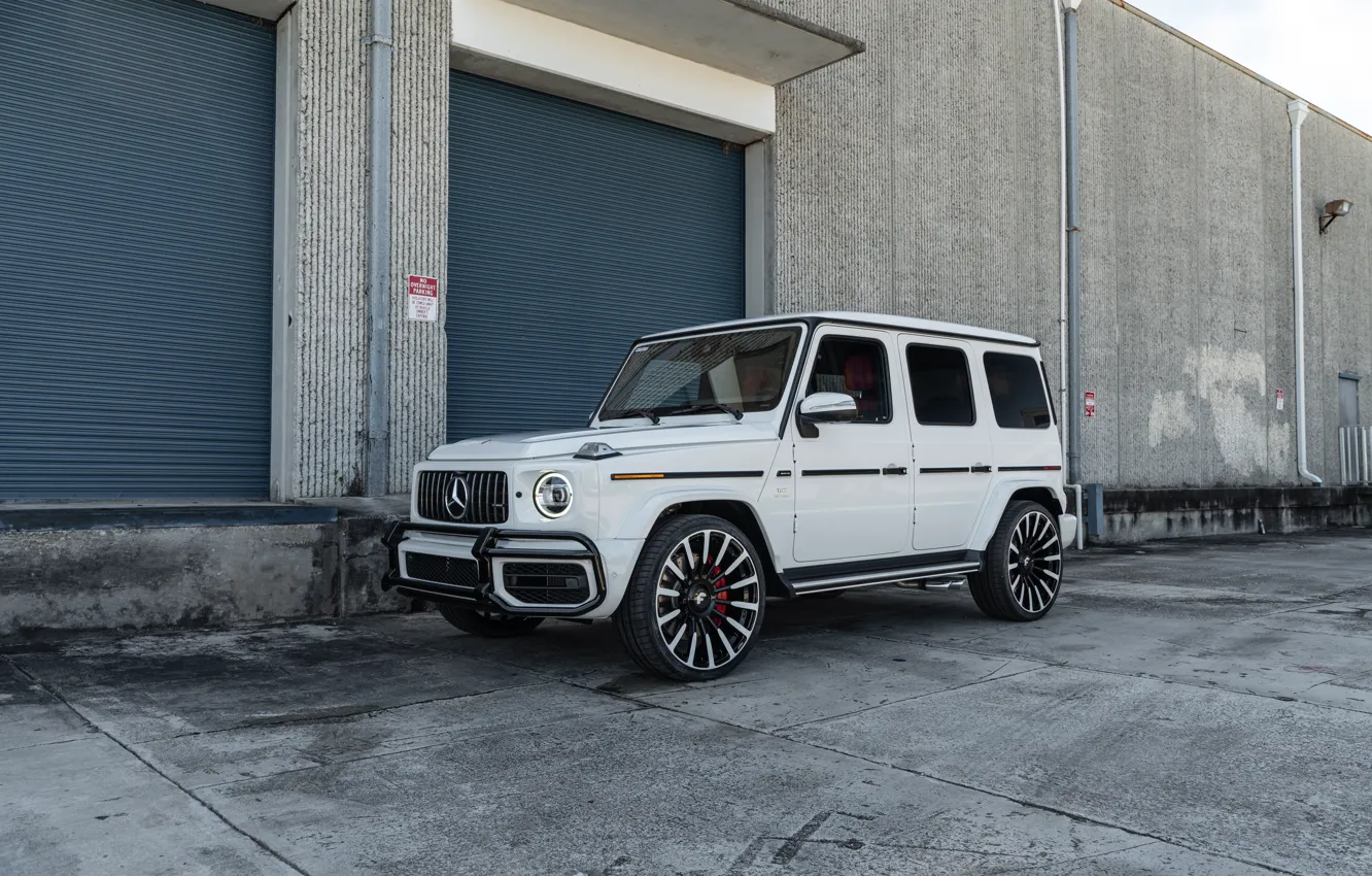 Фото обои Mercedes-Benz, Mercedes, White, Gelendwagen