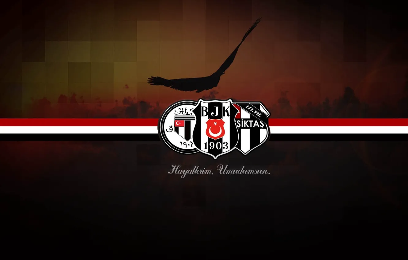 Фото обои wallpaper, sport, logo, football, Besiktas JK