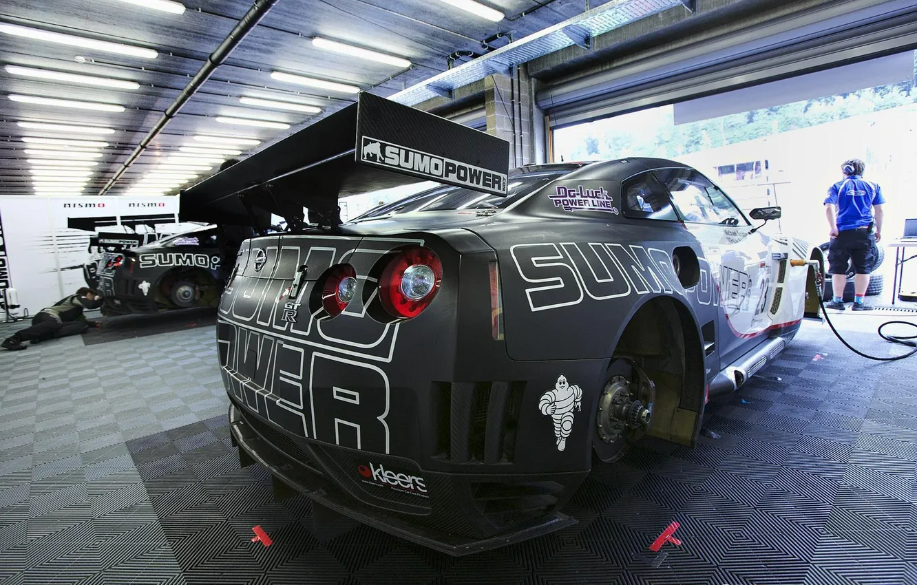 Фото обои FIA GT1 World Championship, Nissan GT-Rs, Spa Francorchamps