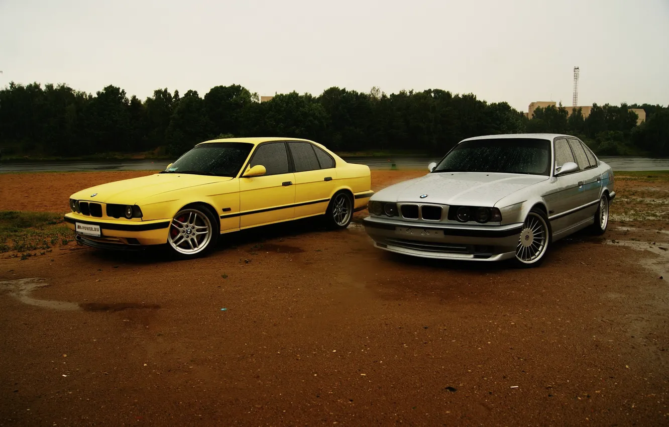 Фото обои BMW, E34, BMW M5, BMW5, M5 E34