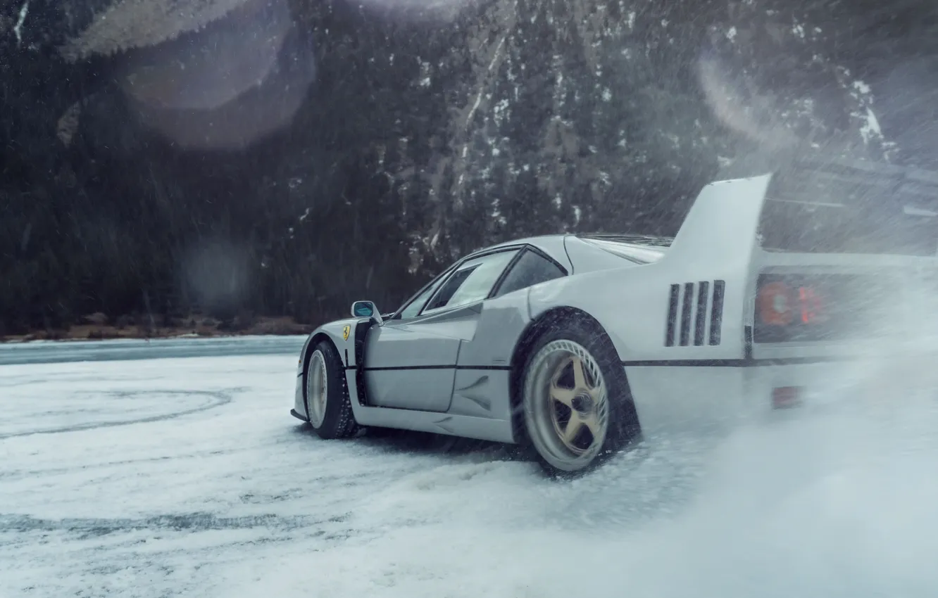 Фото обои car, Ferrari, supercar, f40