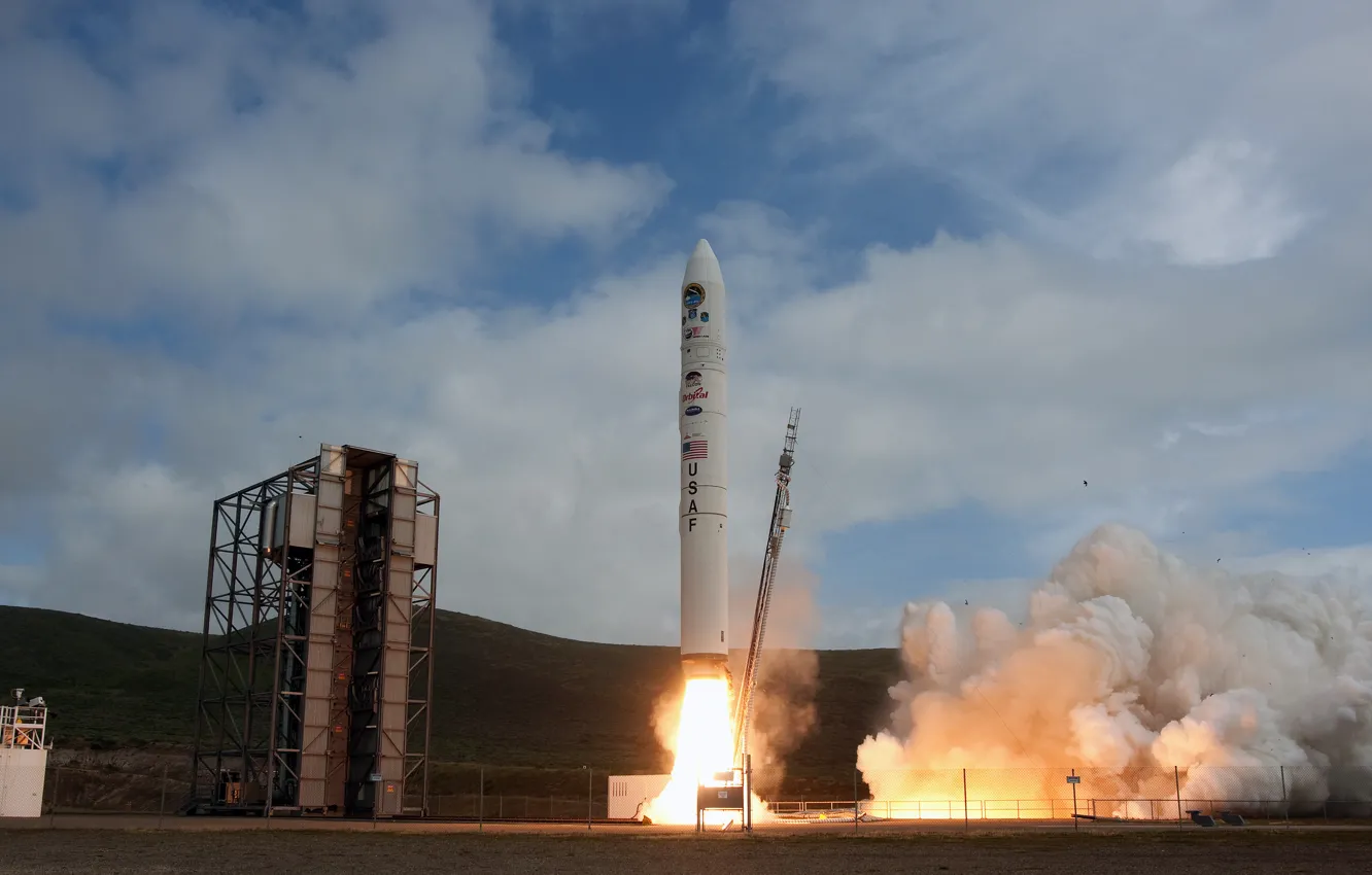 Фото обои ракета, старт, пуск, Космодром