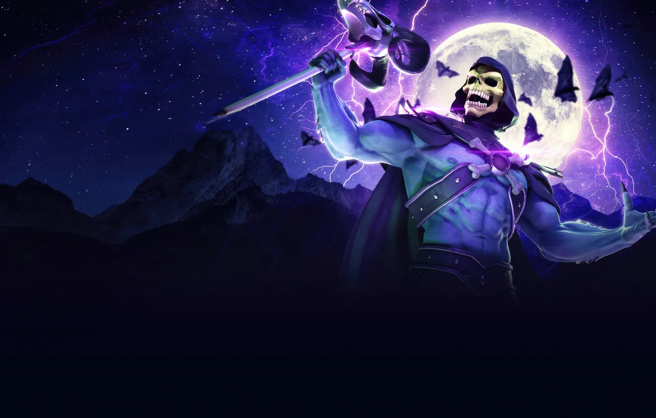 Фото обои call of duty, evil, overlord, skeletor