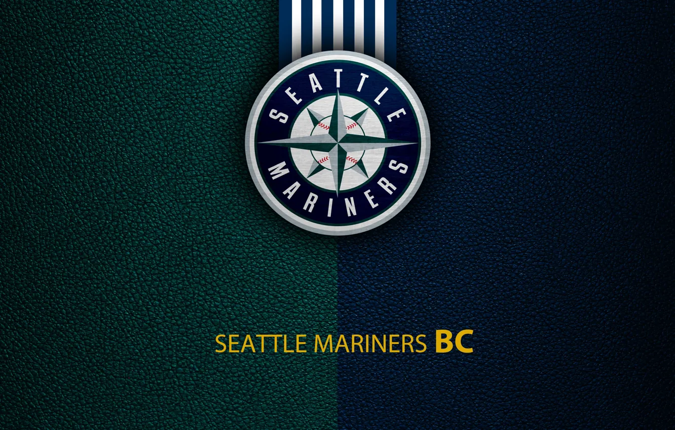 Фото обои wallpaper, sport, logo, baseball, Seattle Mariners