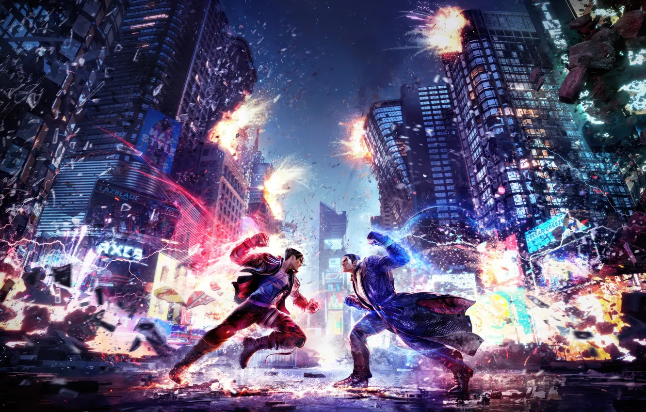 Фото обои Games, Kazuya Mishima, Jin Kazama, Tekken 8
