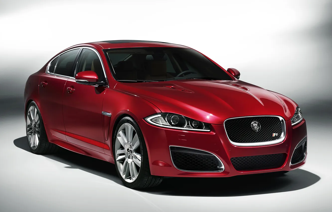 Фото обои авто, красный, Jaguar