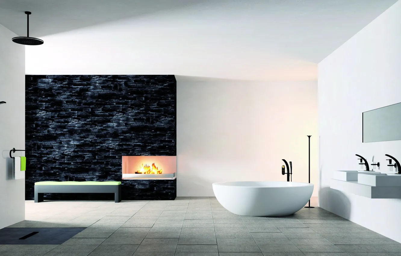 Фото обои дизайн, стиль, комната, вилла, дома, интерьер, ванная