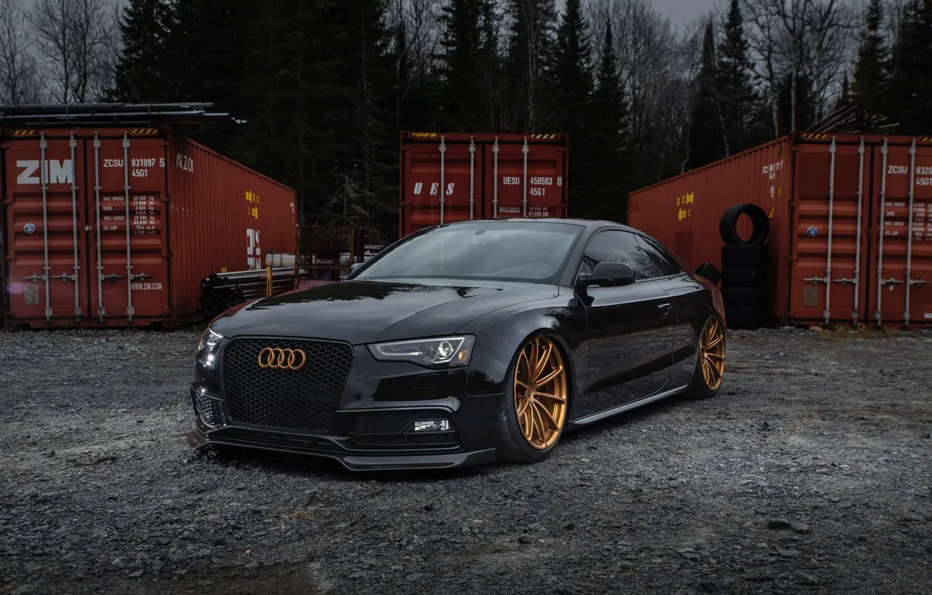 Фото обои Audi, One, Coupe, Forged, GT1, Piece, Forgeline, Monoblock