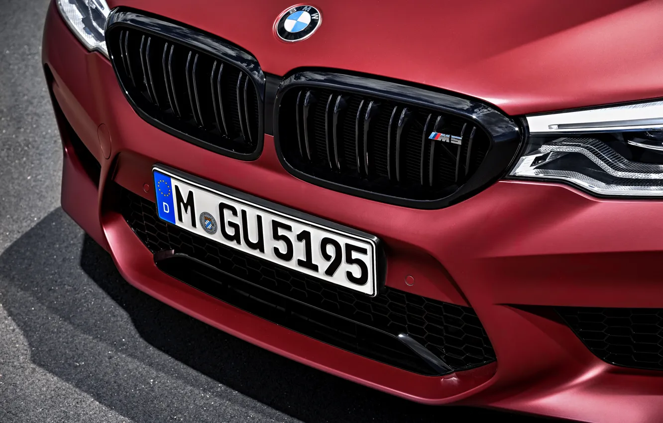 Фото обои BMW, передок, 2017, M5, F90, M5 First Edition