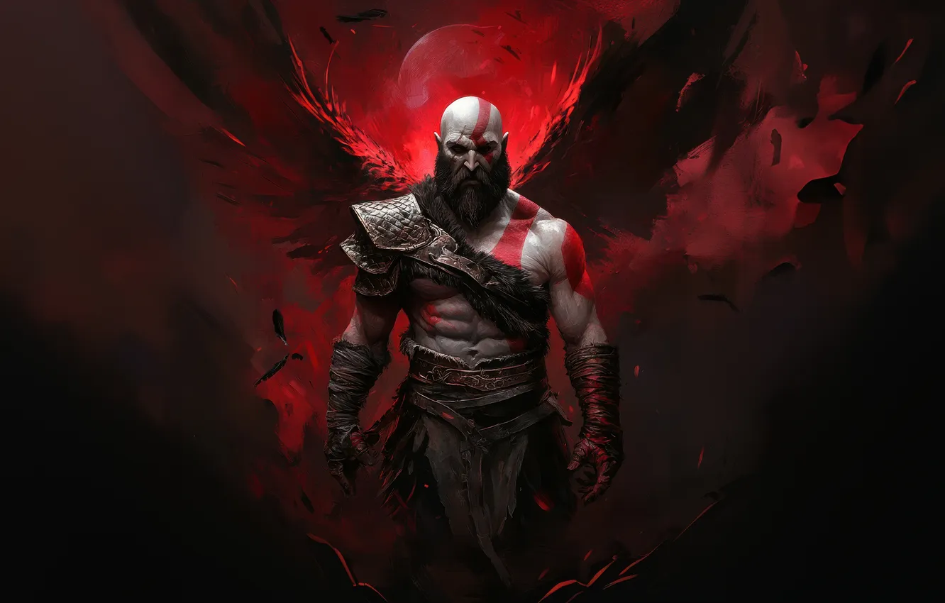 Фото обои kratos, games, blade of the future